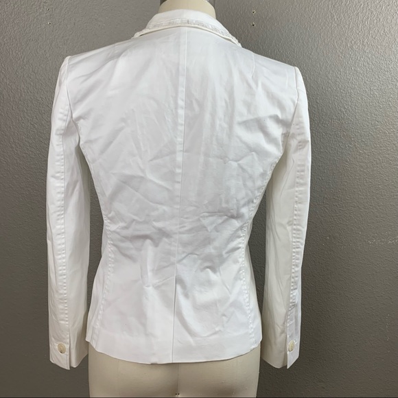 Banana Republic white stretch fitted blazer - Picture 6 of 11